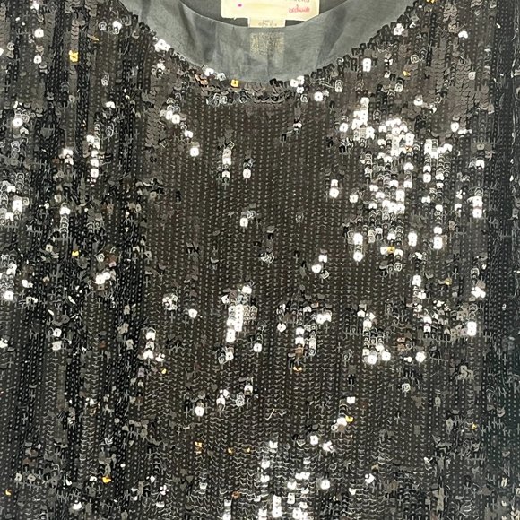 EUC Vintage Diane von Furstenberg sequin silk shift dress SIZE 12 - Picture 3 of 8